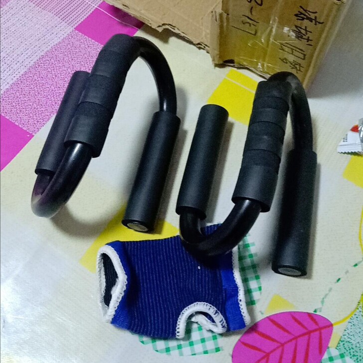 工字型俯卧撑支架肌肉训练腹肌多功能运动健身...
