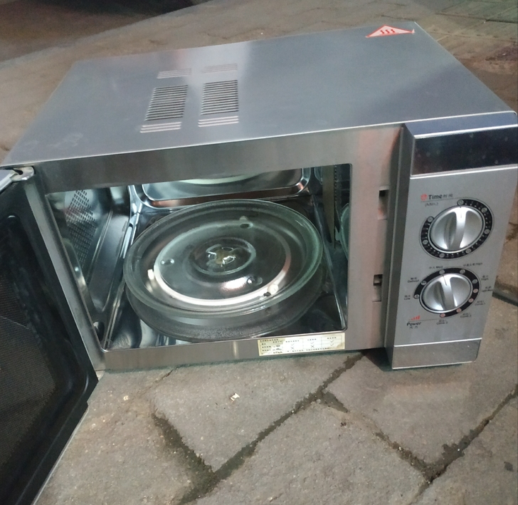 格兰仕微波炉，手动版，转盘加热，有光波功能...