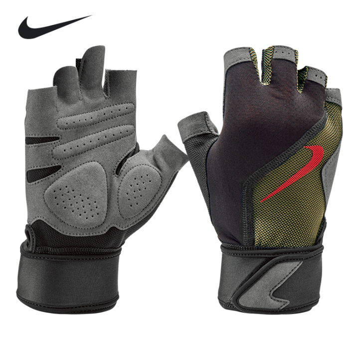 Nike 健身手套男运动器械训练负重单杠哑...