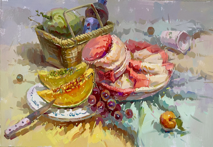 色彩 水粉画成品作品 精品画 色彩 水粉画...