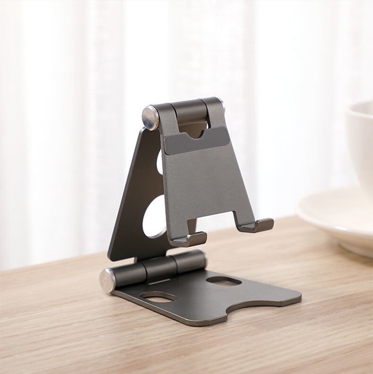 桌面铝合金折叠手机支架 直播 可调节 金属...