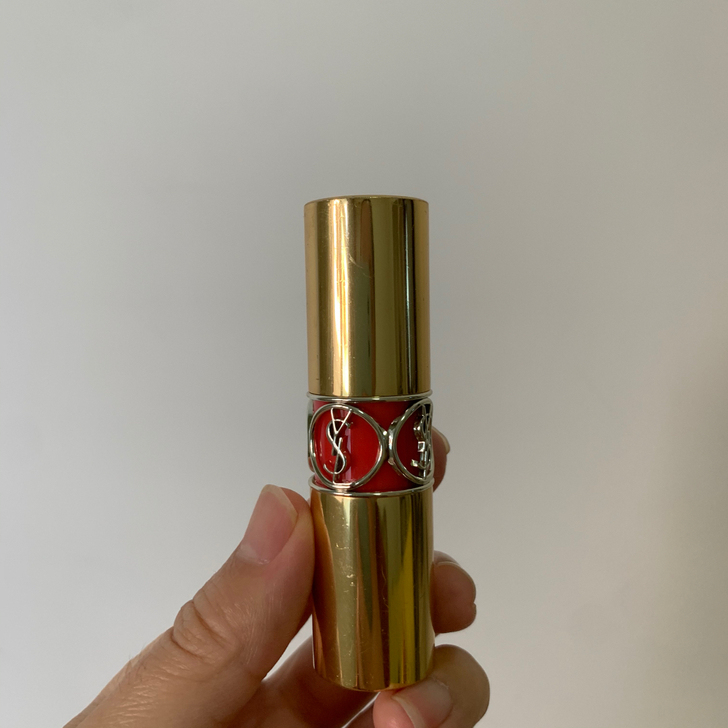 圣罗兰12号红粉色口红