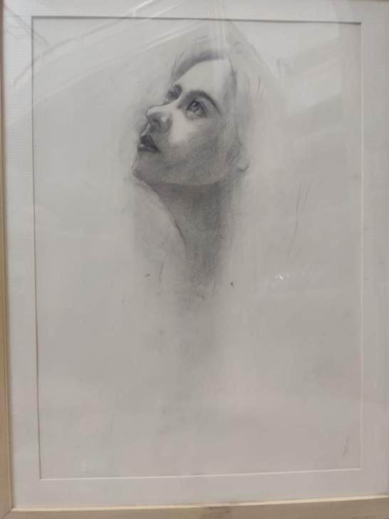 空闲时间的素描，已裱框，可刀，4k