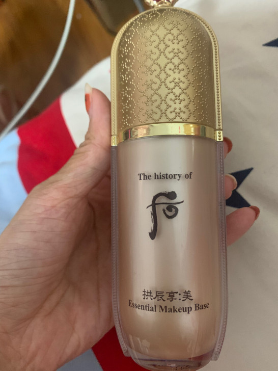 韩国Whoo后拱辰享美精华妆前乳黄金隔离霜...