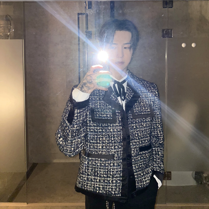 子上男装 秋冬盐系修身中性气质高级感炸街痞...