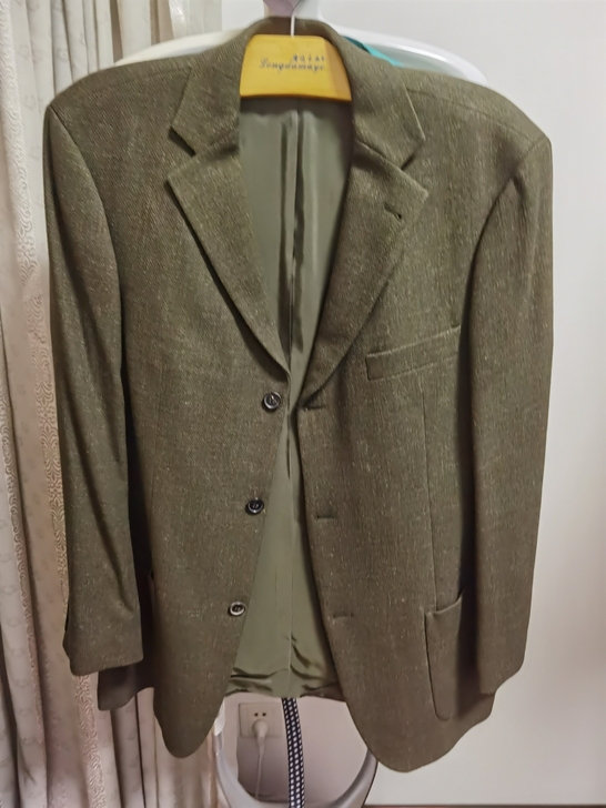 几年前在德国买的BOSS休闲西服，德国产单...