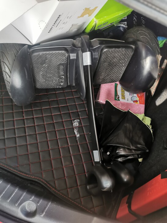 小米 平板车 平衡车,新的就27公里 充过...
