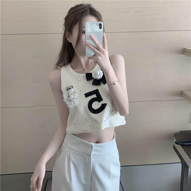 小香风 背心吊带 可盐可甜百搭性的背心 配...
