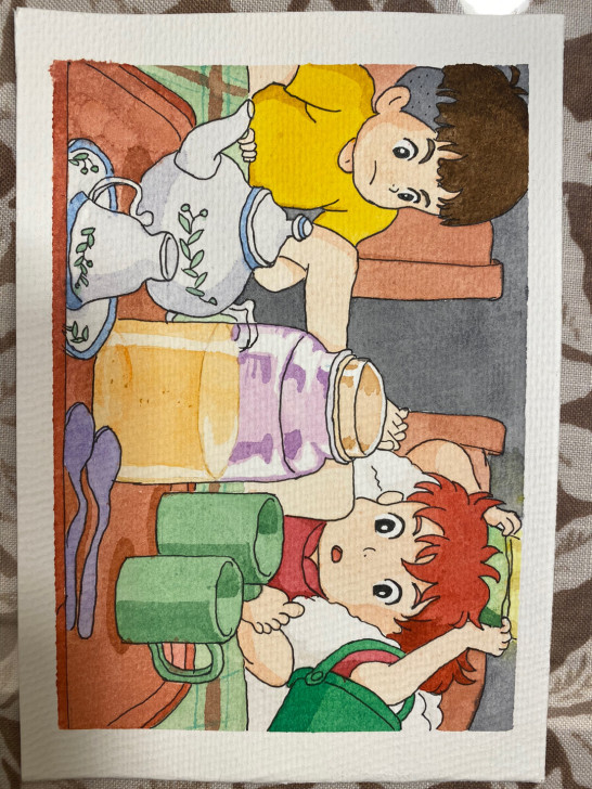 宫崎骏系列水彩 作品 32k