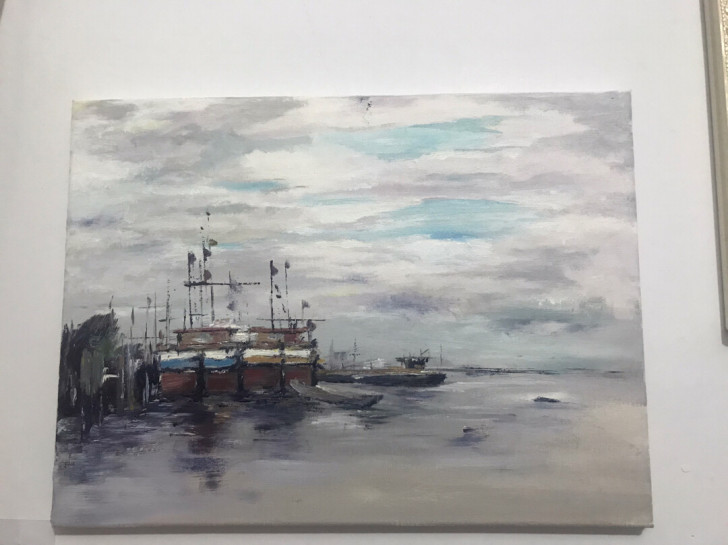 手绘油画 工艺：手绘 画芯材质：油画布 图...