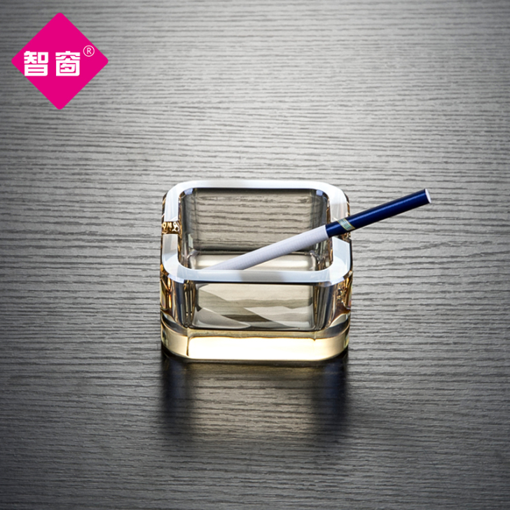 创意烟灰缸个性家用客厅玻璃烟灰缸办公室欧式...