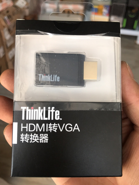 原装联想 hdmi转vga转接头 支持10...