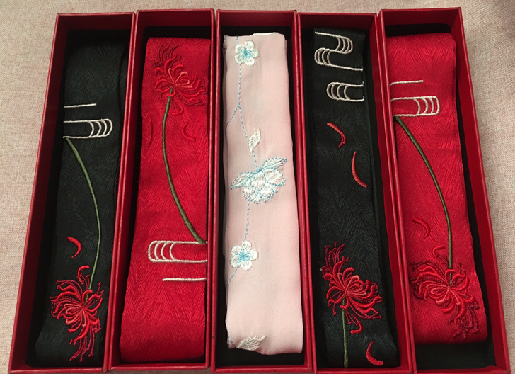池夏发带 都是全新 刺绣汉服发带