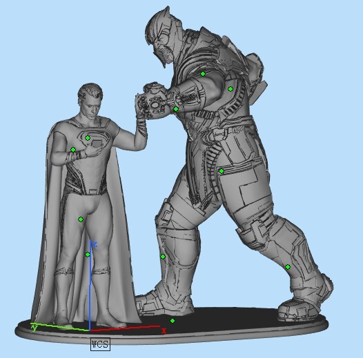 3D打印   GK白模  超人VS灭霸