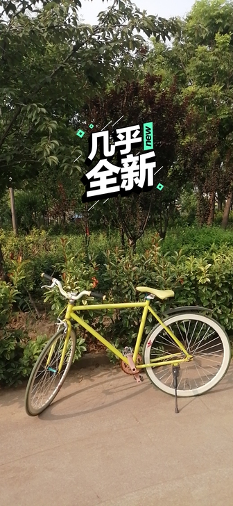 闲置一台死飞车，年轻的时候买的，现在用不到...