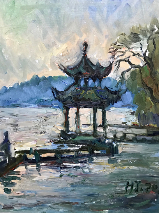 手工原创油画，现货秒发，平时的写生练习，图...