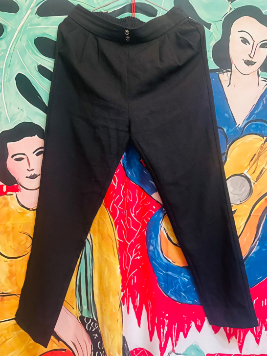 女休闲裤  夏季薄款九分哈伦裤