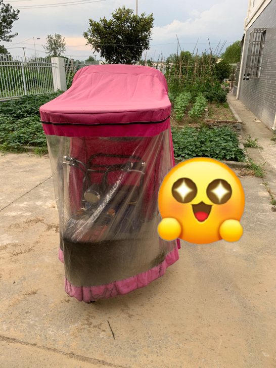 爱玛电动车接孩子神器，孩子大了不需要接了，...