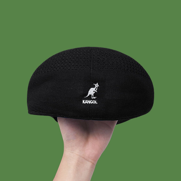 袋鼠贝雷帽女秋冬英伦复古kangol羊毛呢...