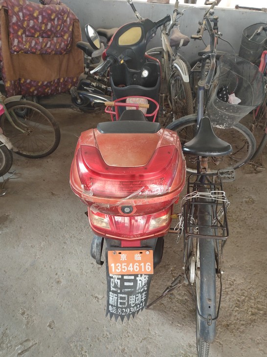 新日电动车,8成左右新,电池新换1年左右了...