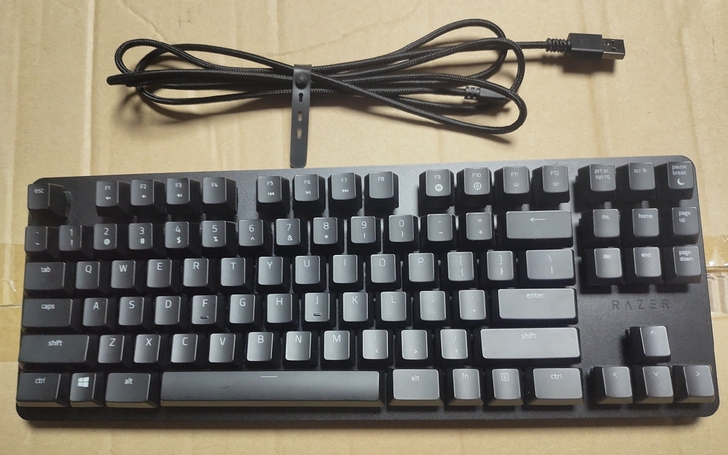 Razer雷蛇黑寡妇蜘蛛轻装版 有线87机...