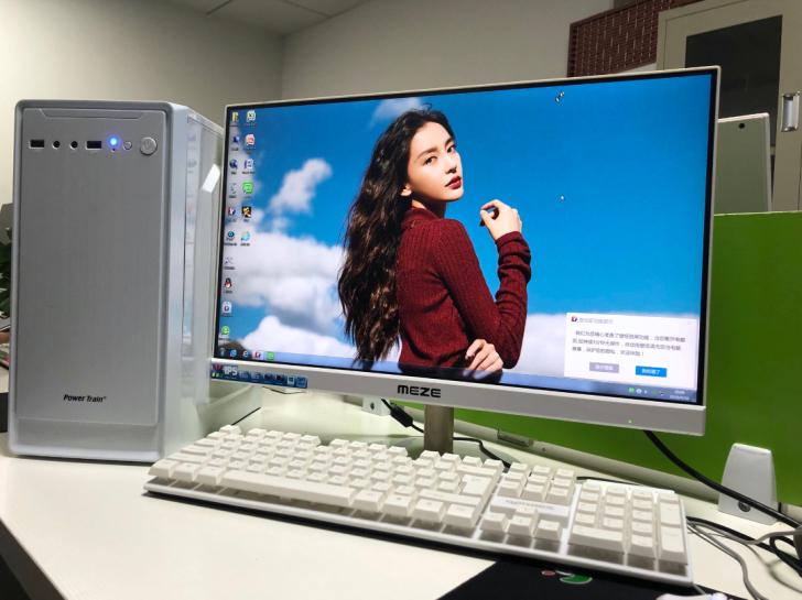 台式办公电脑二手电脑九成新高配电脑