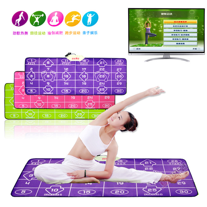 超级舞霸行业最高清加厚电视电脑两用双人瑜伽...