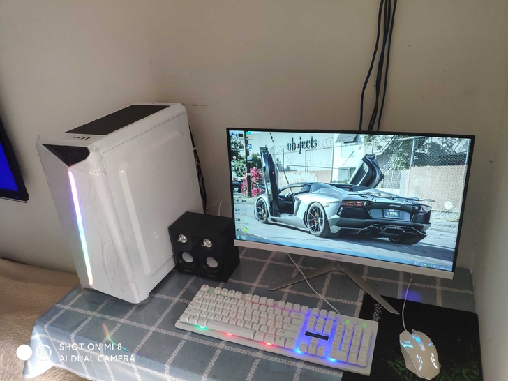 本人急转高配电脑。台式电脑主机，鲁大师跑分...