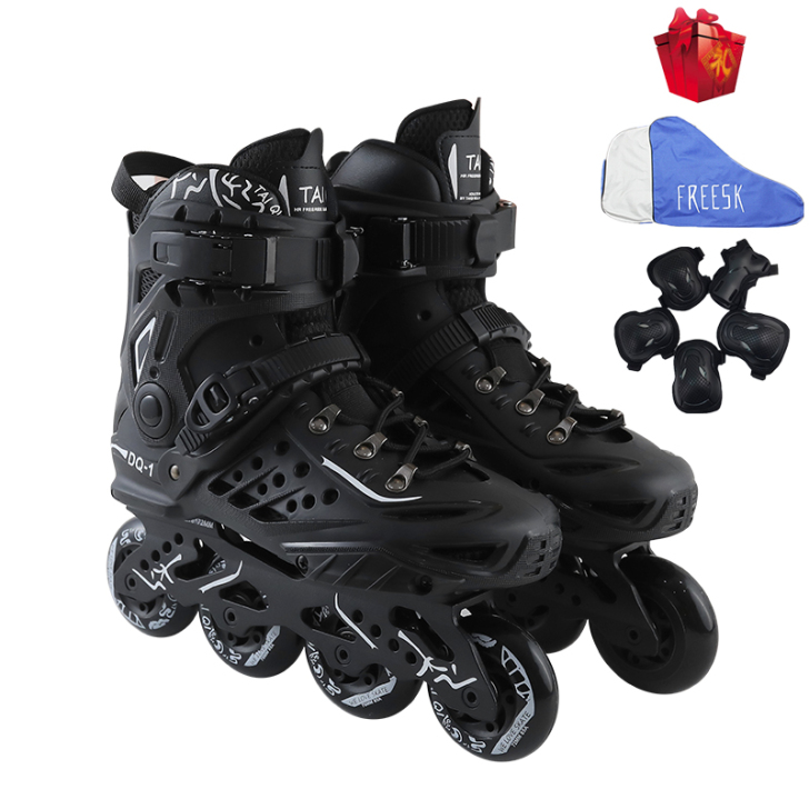 帝奇成人轮滑鞋 大学生平花鞋高校招新纳新溜...