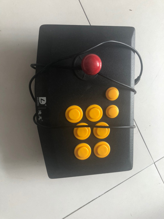 街机游戏摇杆USB接口黑色 适用游戏类型:...