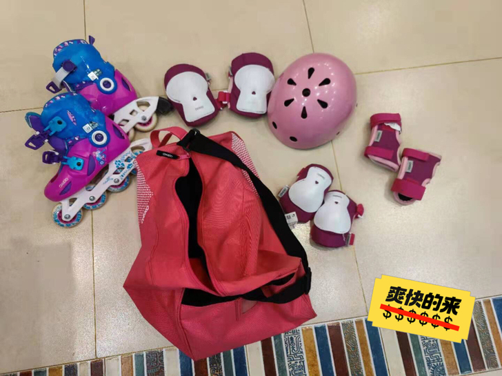 迪卡侬直排轮套装,见图,28~30尺码,2...