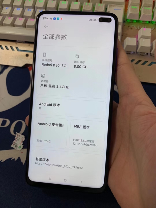 小米红米k30  5g  8+128  9...