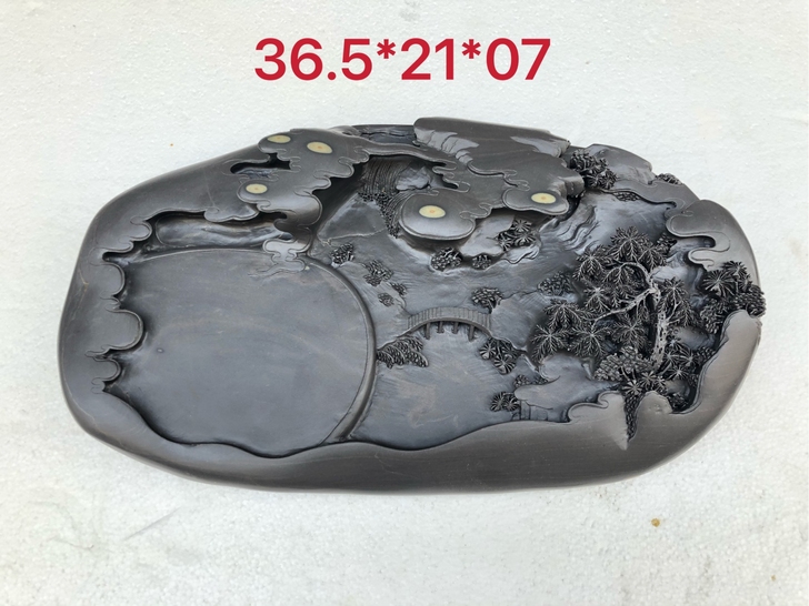 中国文房四宝 肇庆端砚端砚石梅花坑原石，纯...