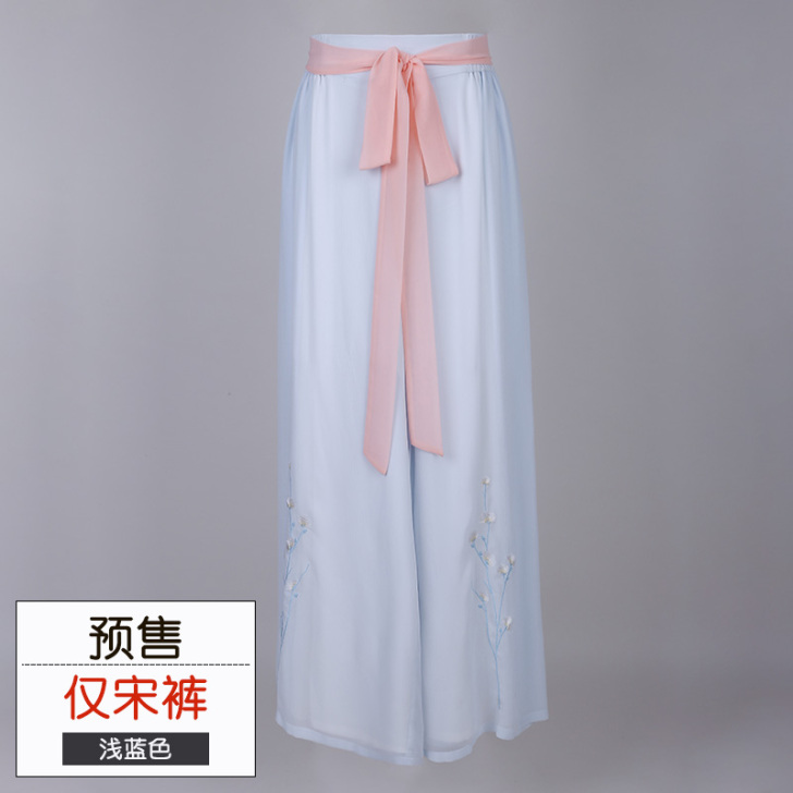 重回汉唐原创汉服女旧忆改良宋裤中国风日常齐...