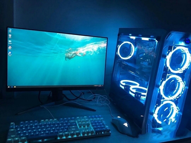 i5i7高配台式电脑主机 游戏办公全套八核...