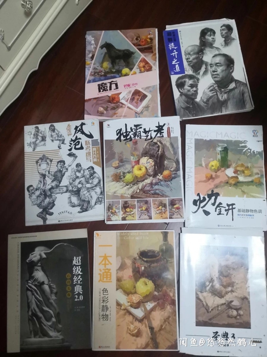 艺考结束,转手买些专业书,素描速写色彩书都...