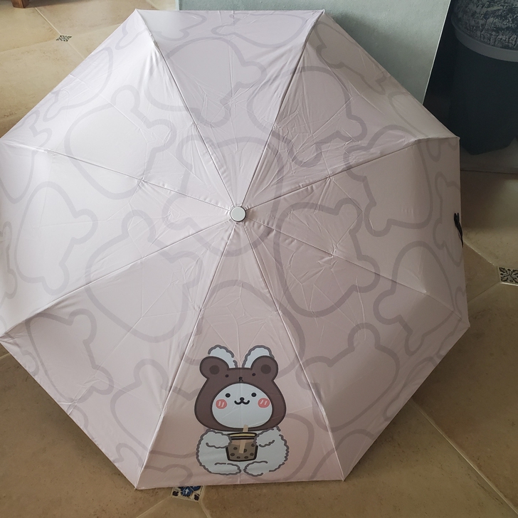 太阳伞黑胶折叠伞