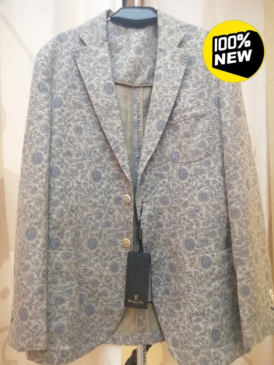 MD男子亚麻休闲西装