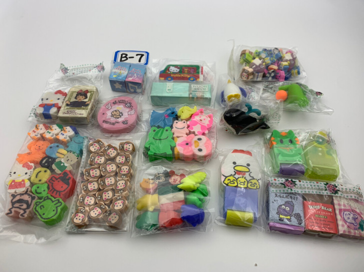 日本昭和文具橡皮 三丽欧 大眼蛙Kitty