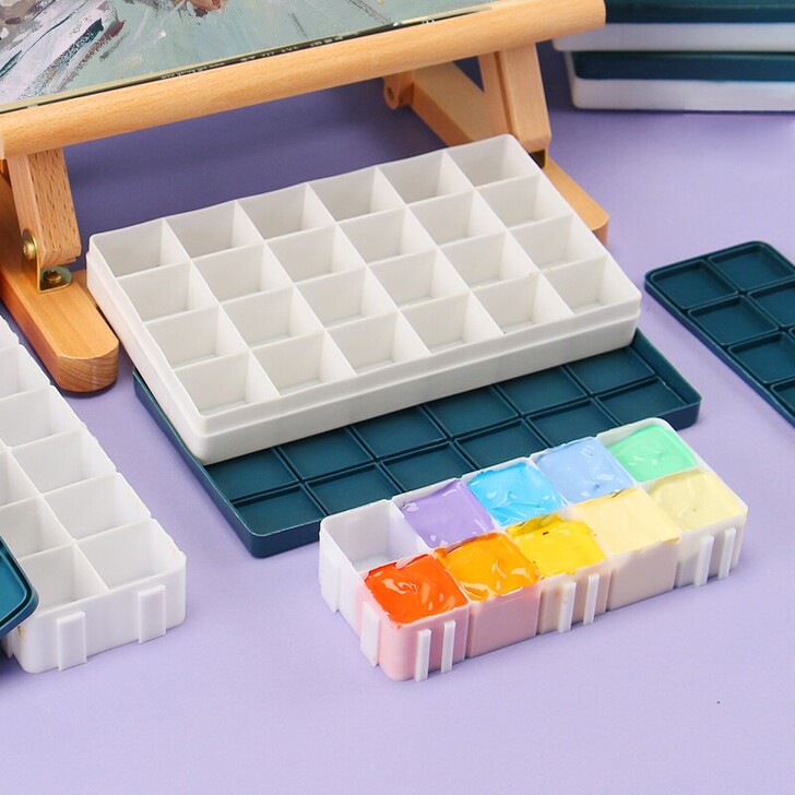 【全新】软盖调色盒/颜料盒软盖可拼接调色盒