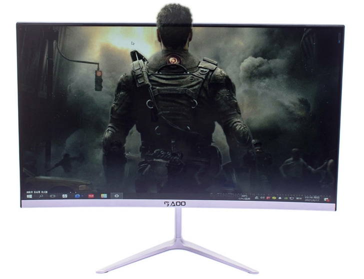 24寸全新曲面/直面无边框显示器