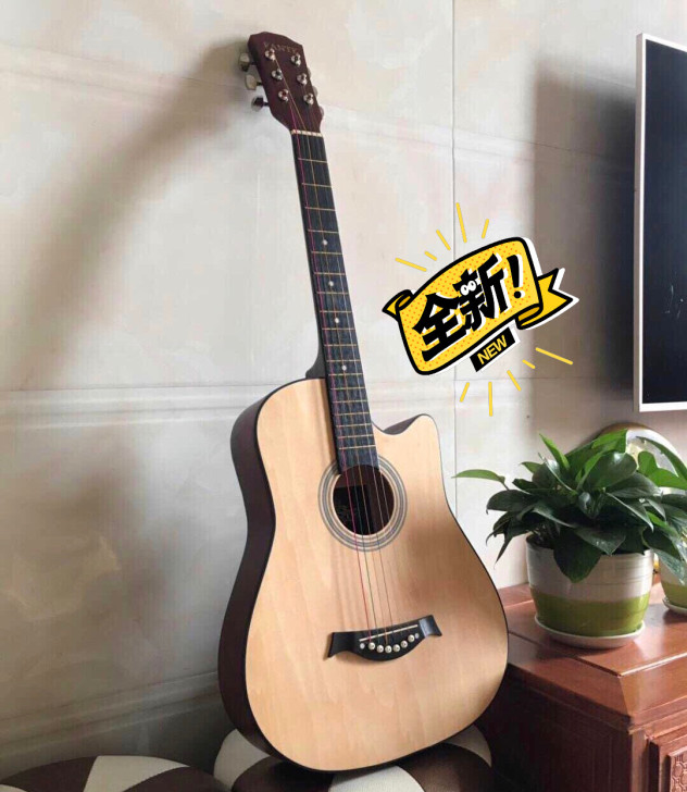 处理全新单板吉他38寸单板吉他41寸 新手...