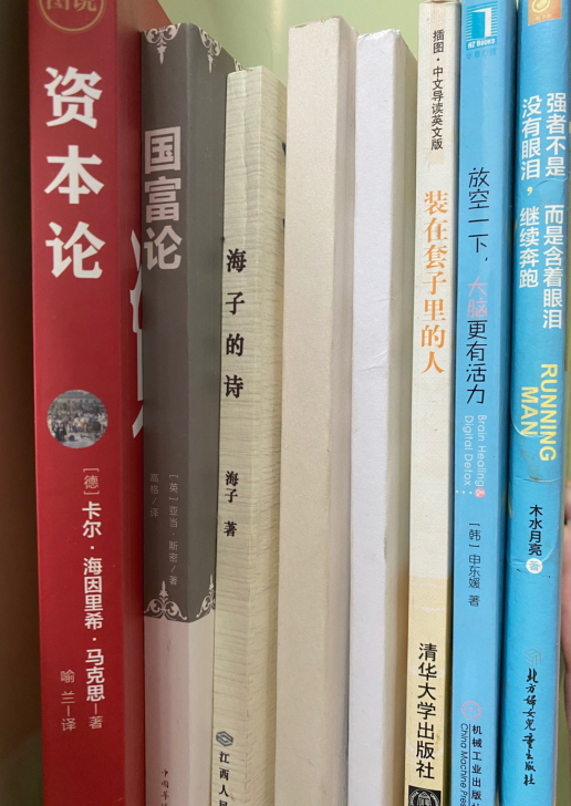 卖书 资本论 国富论 海子的诗 堤契诺之歌...