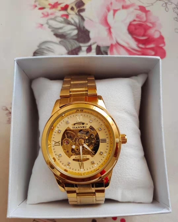【就6个】闲置新的朋友送的全自动机械表男士...