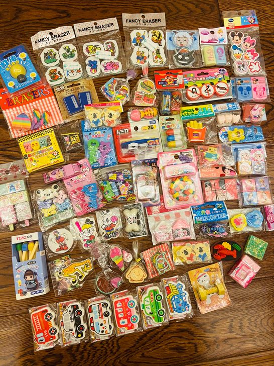 日本进口橡皮 怀旧收藏