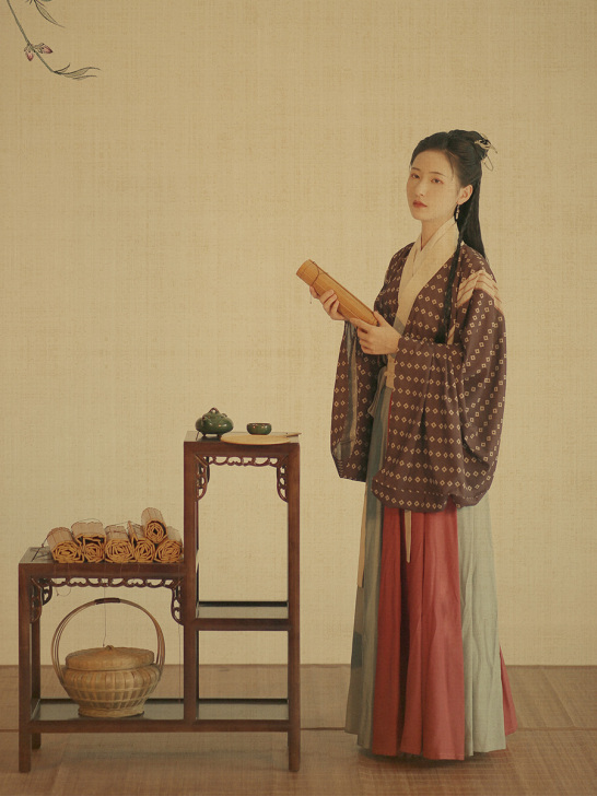 池夏 初夏:无思 原创改良汉服晋制襦裙6破...