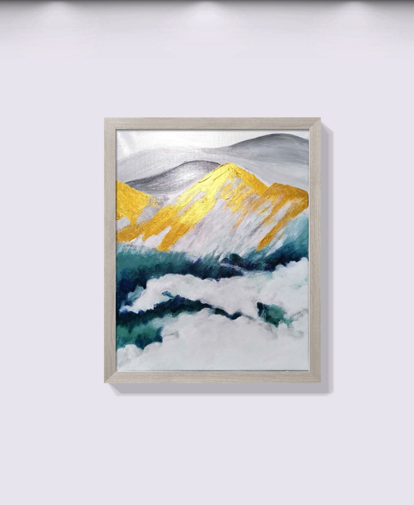 手绘丙烯画