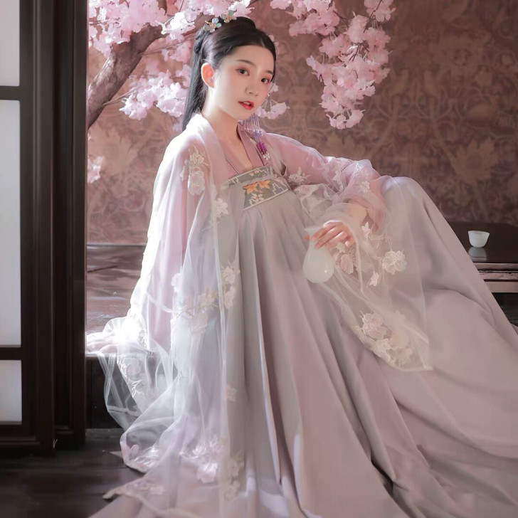 汉服3件套,送假发包和发簪。