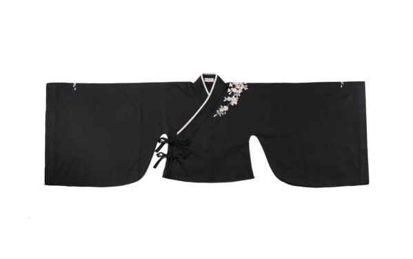 汉尚华莲传统汉服女装大袖交领襦裙双层齐腰折...