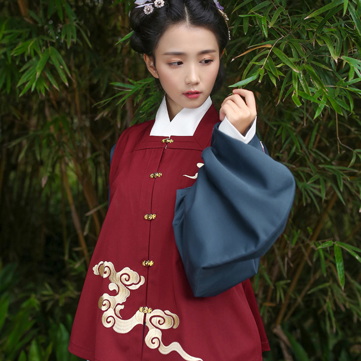 重回汉唐浮光 原创传统日常汉服女民族风单上...